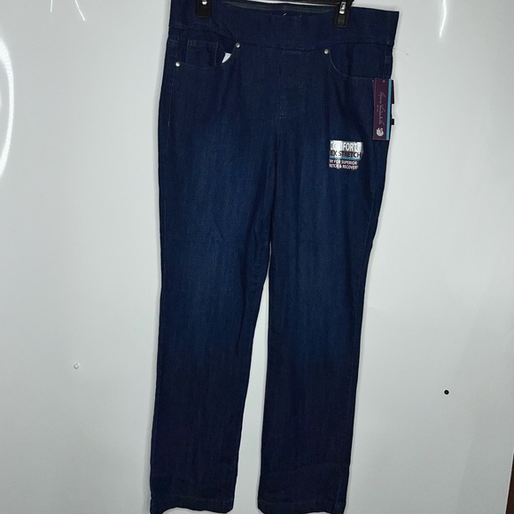Gloria Vanderbilt Jeans Amanda Tapered Leg, Slimming Classic Rise Size 10 - Picture 2 of 13